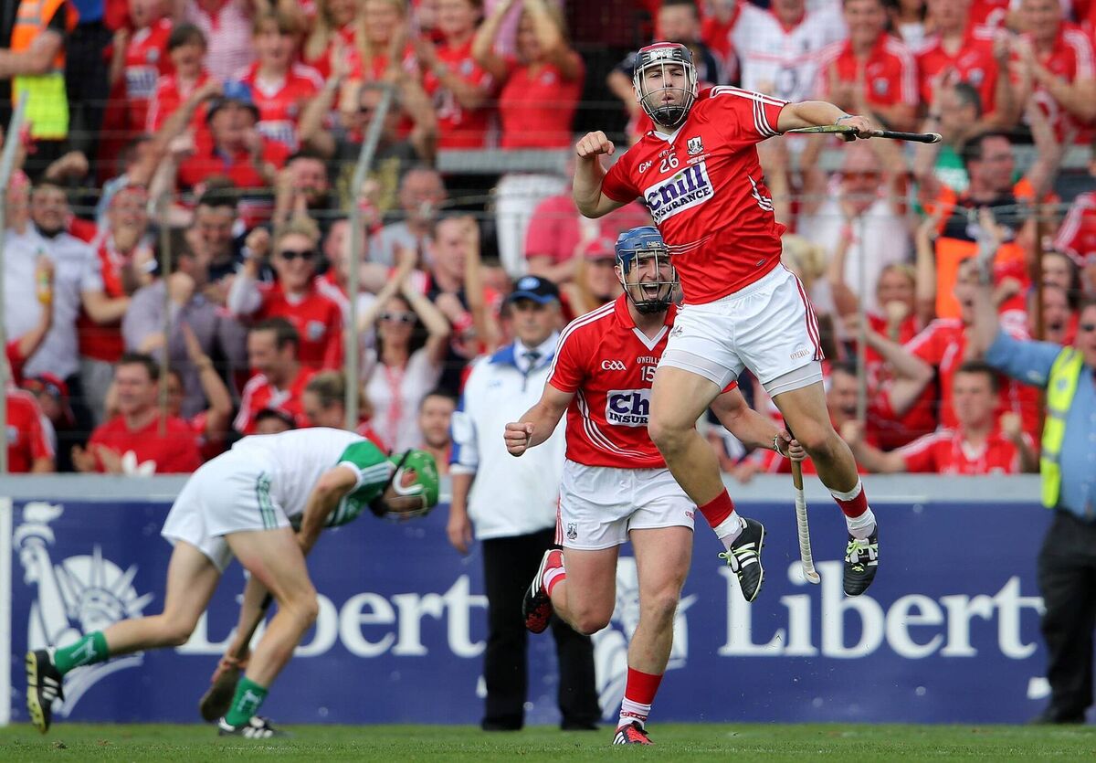 Cork's Paudie O’Sullivan celebrates scoring a goal during the 2014 Munster hurling final. Picture: ©INPHO/Cathal Noonan Cork's Paudie O’Sullivan celebrates scoring a goal during the 2014 Munster hurling final. Picture: ©INPHO/Cathal Noonan