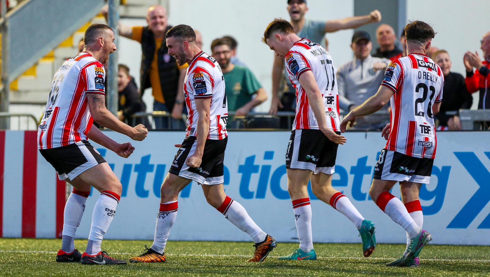 Dynamic Premier Division: Michael Duffy Rescues Late Draw For Derry Against Dundalk Moment in HD Dynamic Premier Division: Michael Duffy Rescues Late Draw For Derry Against Dundalk Moment in HD
