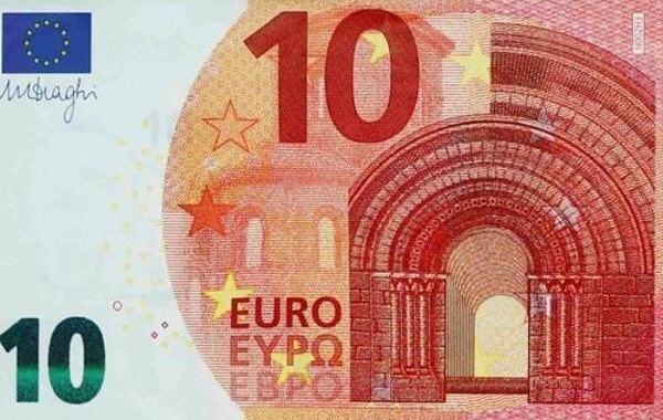 New €10 note in circulation from today