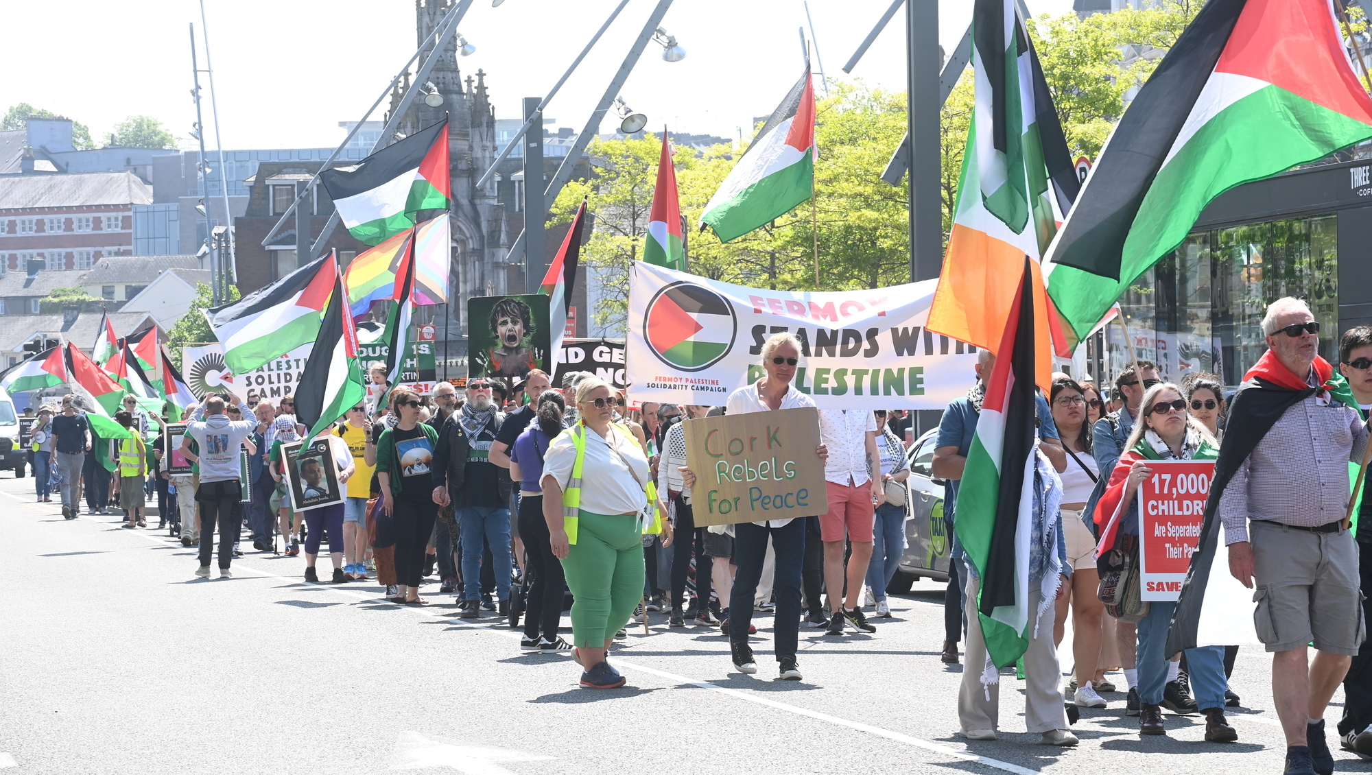 Cork Palestine Solidary march hears call for 'more actions than words'