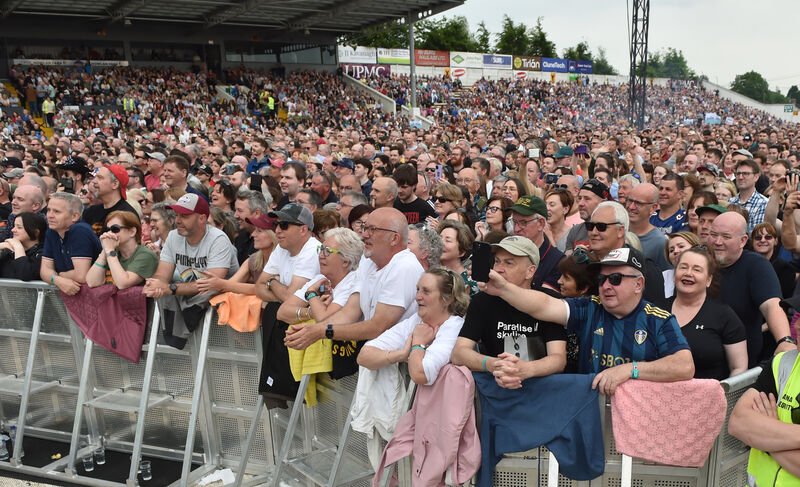 Part of the crowd at the Bruce Springsteen concert at the UPMC Nowlan park, Co Kilkenny. Picture: Eddie O'Hare