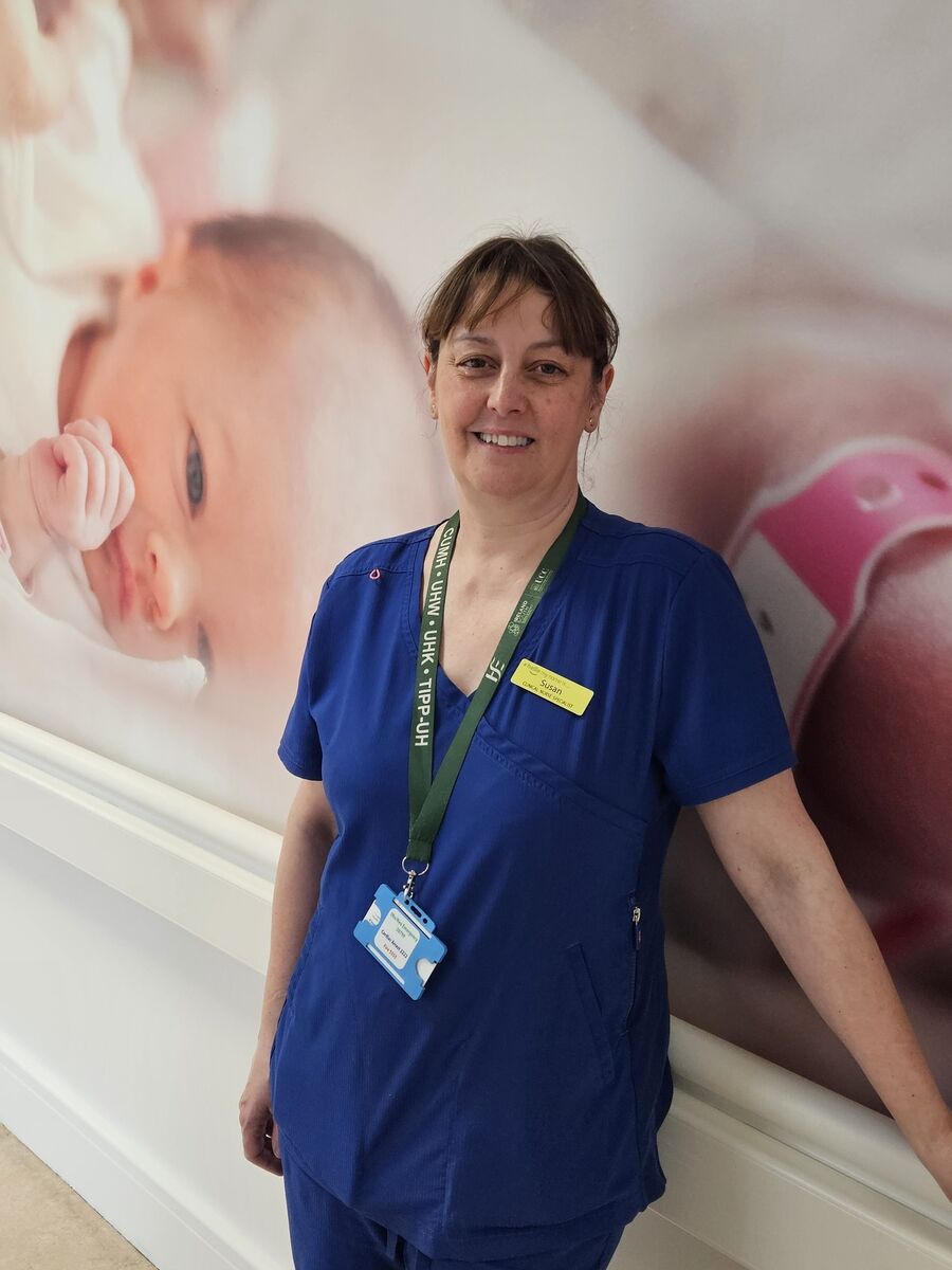 
                            Susan Vaughan, clinical nurse specialist in Neonatal Individualised Developmental Care and Assessment at CUMH
                        