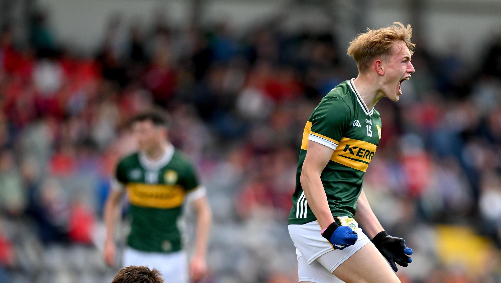 Rampaging Kerry beat Cork to retain Munster minor football title
