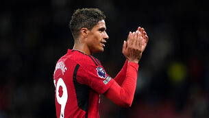 <p>TIME UP: Manchester United's Raphael Varane has announced he will leave Manchester United at the end of the season.</p>