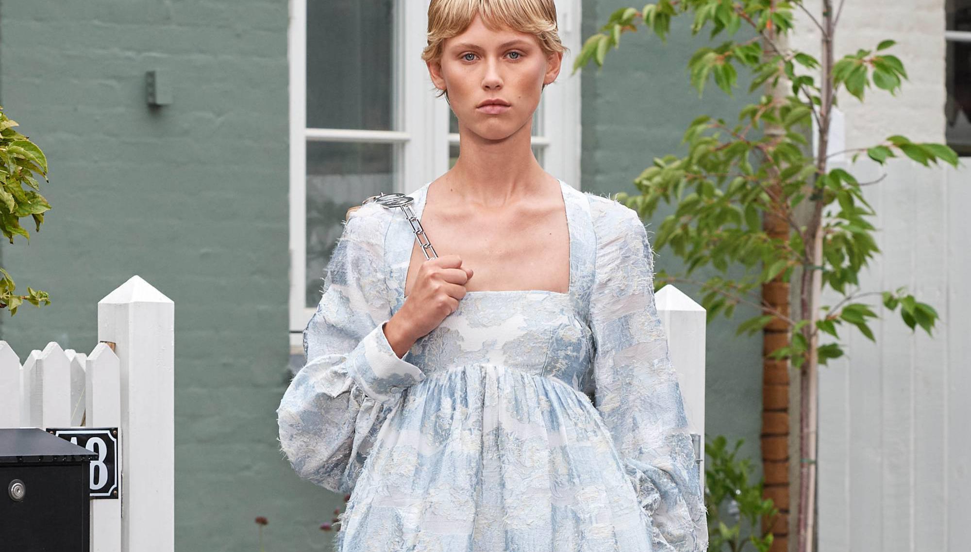 Bridgerton-inspired puff sleeves and empire lines are back on the fashion agenda. 