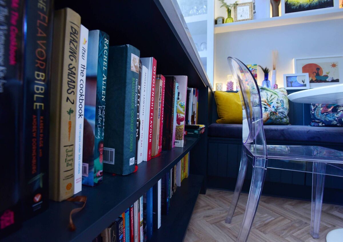A Philippe Starck Ghost chair in Jennifer's open-plan dining space. Picture: Moya Nolan 