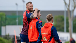 <p>NOT SO SECRET WEAPON: Munster trio RG Snyman, Calvin Nash and Craig Casey. Pic: Morgan Treacy, Inpho</p>