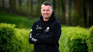 <p>Former Republic of Ireland goalkeeper Shay Given to launch their new Deliver At Home campaign, ahead of the UEFA Europa League Final. Photo by Seb Daly/Sportsfile</p>