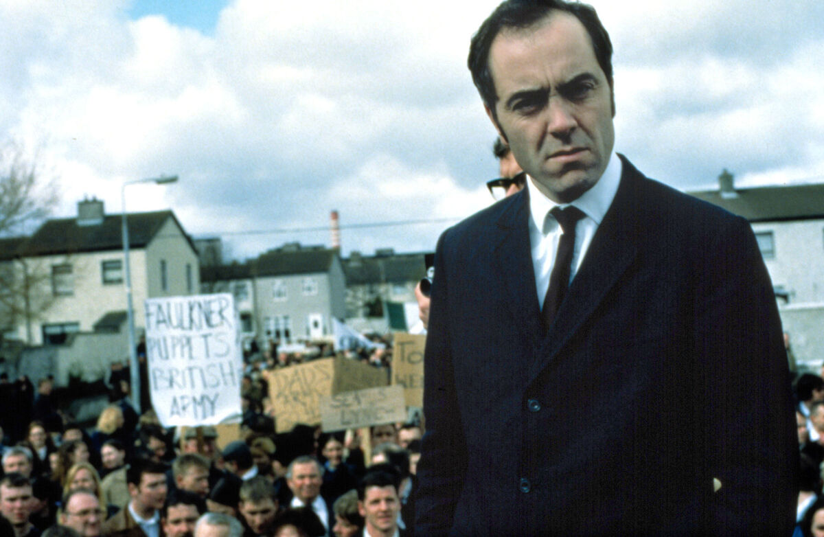 James Nesbitt in a scene from Bloody Sunday.