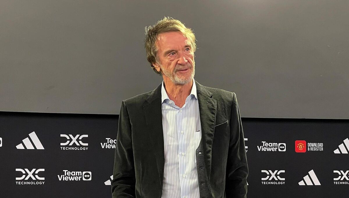 INEOS Sport CEO Jim Ratcliffe  at Old Trafford.