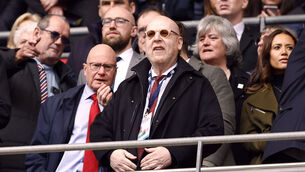 <p>Manchester United co-owner Avram Glazer in the stands during the Emirates FA Cup semi-final match at Wembley Stadium, London. Picture date: Sunday April 21, 2024. PA Photo. See PA story SOCCER Coventry. Photo credit should read: Nigel French/PA Wire.</p>