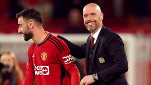 <p>Erik ten Hag feels he finally has options to choose from (Martin Rickett/PA)</p>