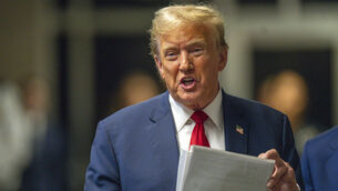 <p>Former US president Donald Trump and President Joe Biden have agreed the dates for their television debates. Picture: Steven Hirsch/New York Post via AP, Pool</p>