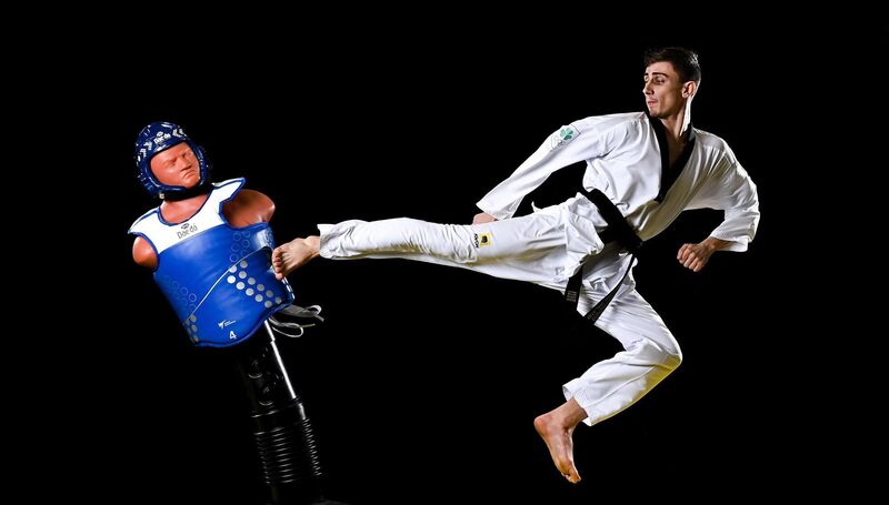 Taekwondoin Jack Woolley during the Tokyo 2020 Official Team Announcement . Photo by Ramsey Cardy/Sportsfile. Taekwondoin Jack Woolley during the Tokyo 2020 Official Team Announcement . Photo by Ramsey Cardy/Sportsfile.