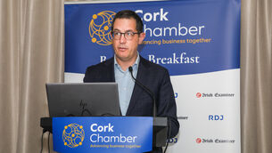 <p>CEO of Cork Chamber Conor Healy says it has urged the Government to confirm financial support for the delivery of the long-anticipated Cork events centre without further delay. Picture: David Creedon</p>