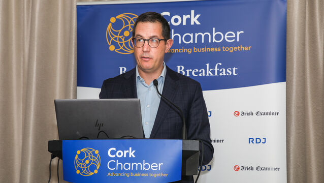 <p>CEO of Cork Chamber Conor Healy says it has urged the Government to confirm financial support for the delivery of the long-anticipated Cork events centre without further delay. Picture: David Creedon</p>