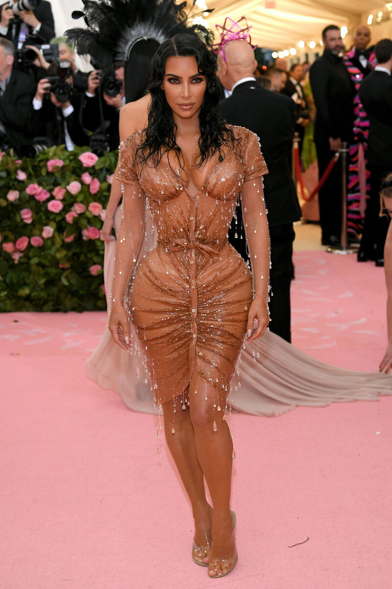 Kim Kardashian brought the rear end to the fore. Picture: Neilson Barnard/Getty Images