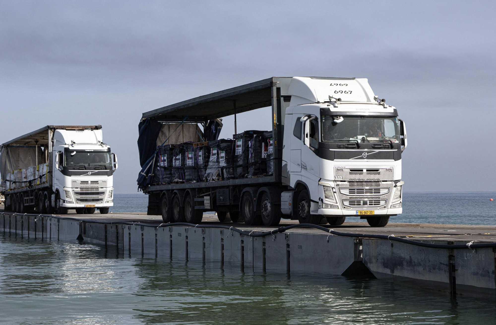 Aid from new pier off Gaza should be distributed this weekend
