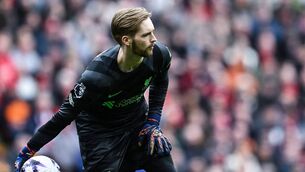 <p>MORE MINUTES, MORE IMPACT: Liverpool's Irish goalkeeper Caoimhin Kelleher throws the ball during the English Premier League football match between Liverpool and Brighton. Pic: PAUL ELLIS, Getty Images</p>