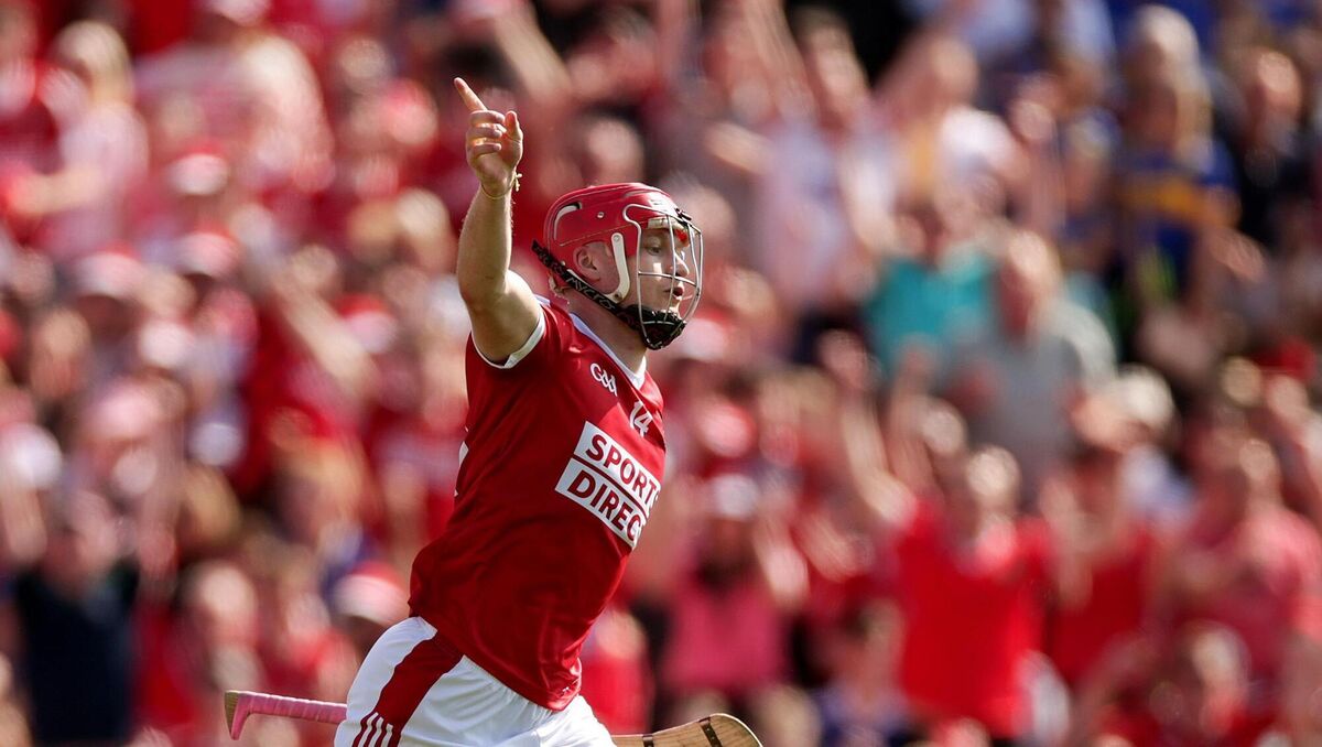 Cork's Alan Connolly celebrates scoring a goal against Tipperary. Picture: ©INPHO/Laszlo Geczo