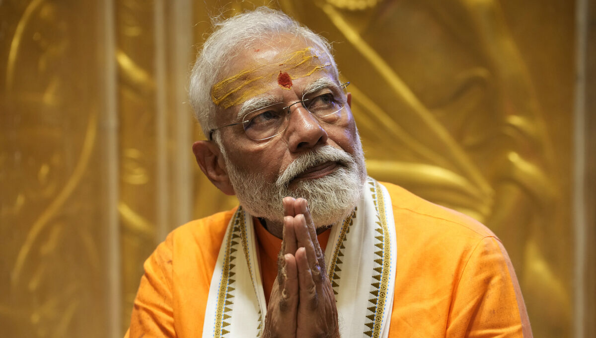 Indian prime minister Narendra Modi's vision of India as a 'Hindu nation' is in stark contrast to the secular state promoted by others. Picture: Rajesh Kumar/AP