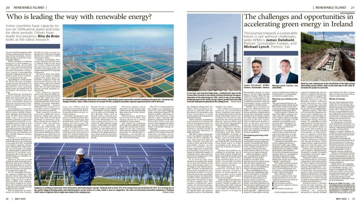 To view the 32 pages of the Renewable Island e-paper, click on the link below. 