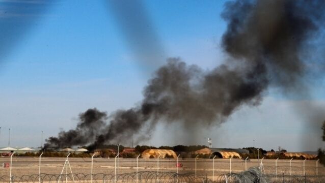 Greek crew tried to eject from crashing fighter jet