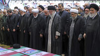 Iran’s supreme leader leads prayers for president killed in helicopter crash