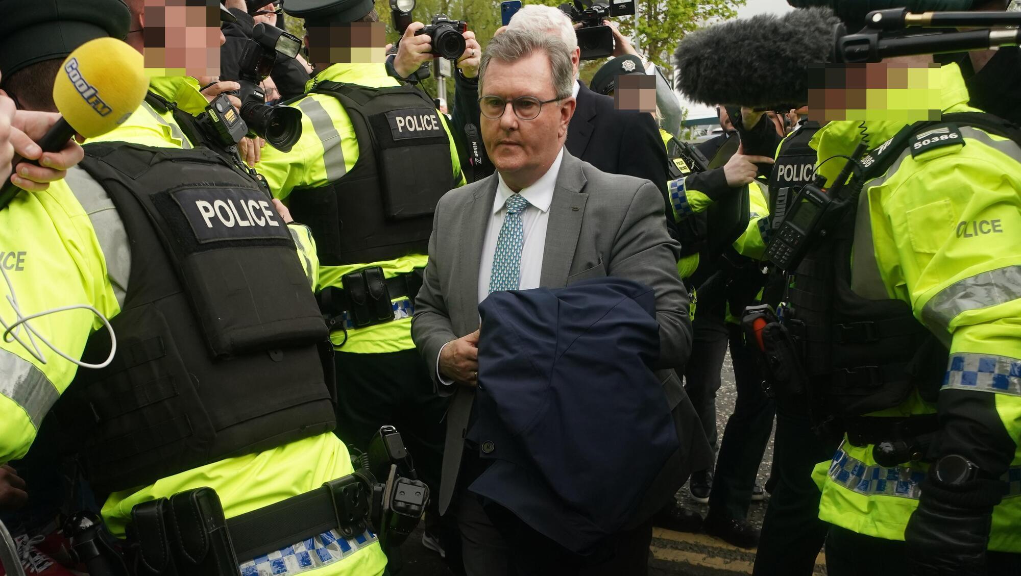 Jeffrey Donaldson will not seek re-election amid sex offences case, says solicitor