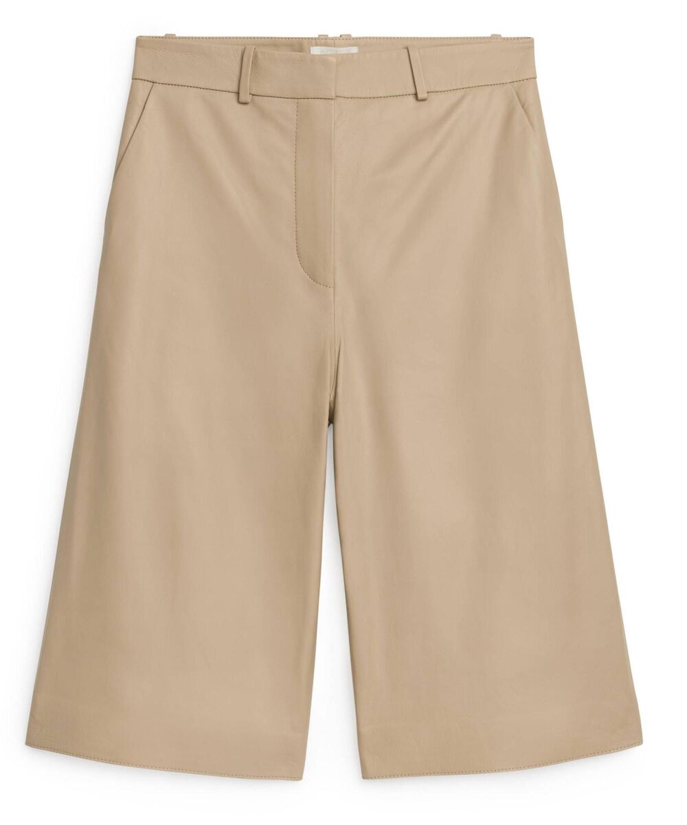 Leather shorts, Arket, €279