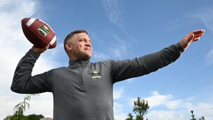 <p>Aer Lingus College Football Classic ambassador Ian Madigan. Photo by Ramsey Cardy/Sportsfile</p>