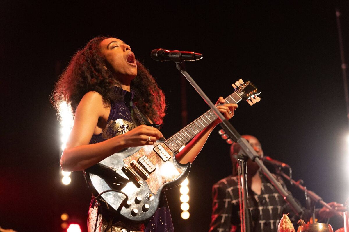 Corinne Bailey Rae performing in the Cork Opera House for the Guinness Cork Jazz Festival. Photo Darragh Kane