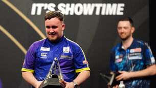 <p>Luke Littler (left) won the Premier League darts (Zac Goodwin/PA)</p>