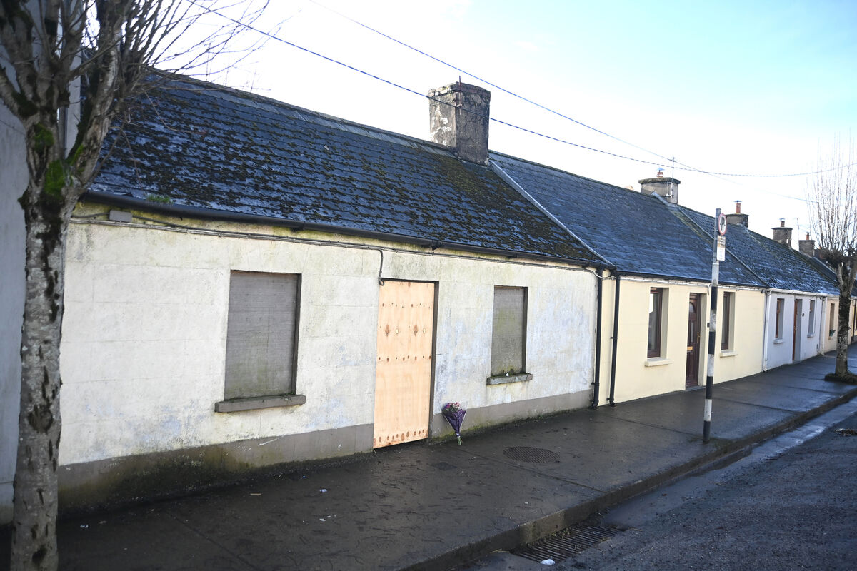 Tim O’Sullivan’s remains were discovered in this boarded-up property on Beecher St in Mallow, Co Cork in January 2023. Picture: Larry Cummins Tim O’Sullivan’s remains were discovered in this boarded-up property on Beecher St in Mallow, Co Cork in January 2023. Picture: Larry Cummins