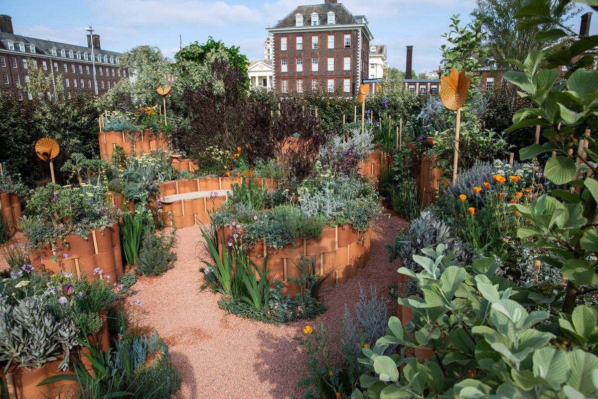 The award-winning World Child Cancer Nurturing Garden, designed by Giulio Giorgi. The award-winning World Child Cancer Nurturing Garden, designed by Giulio Giorgi.