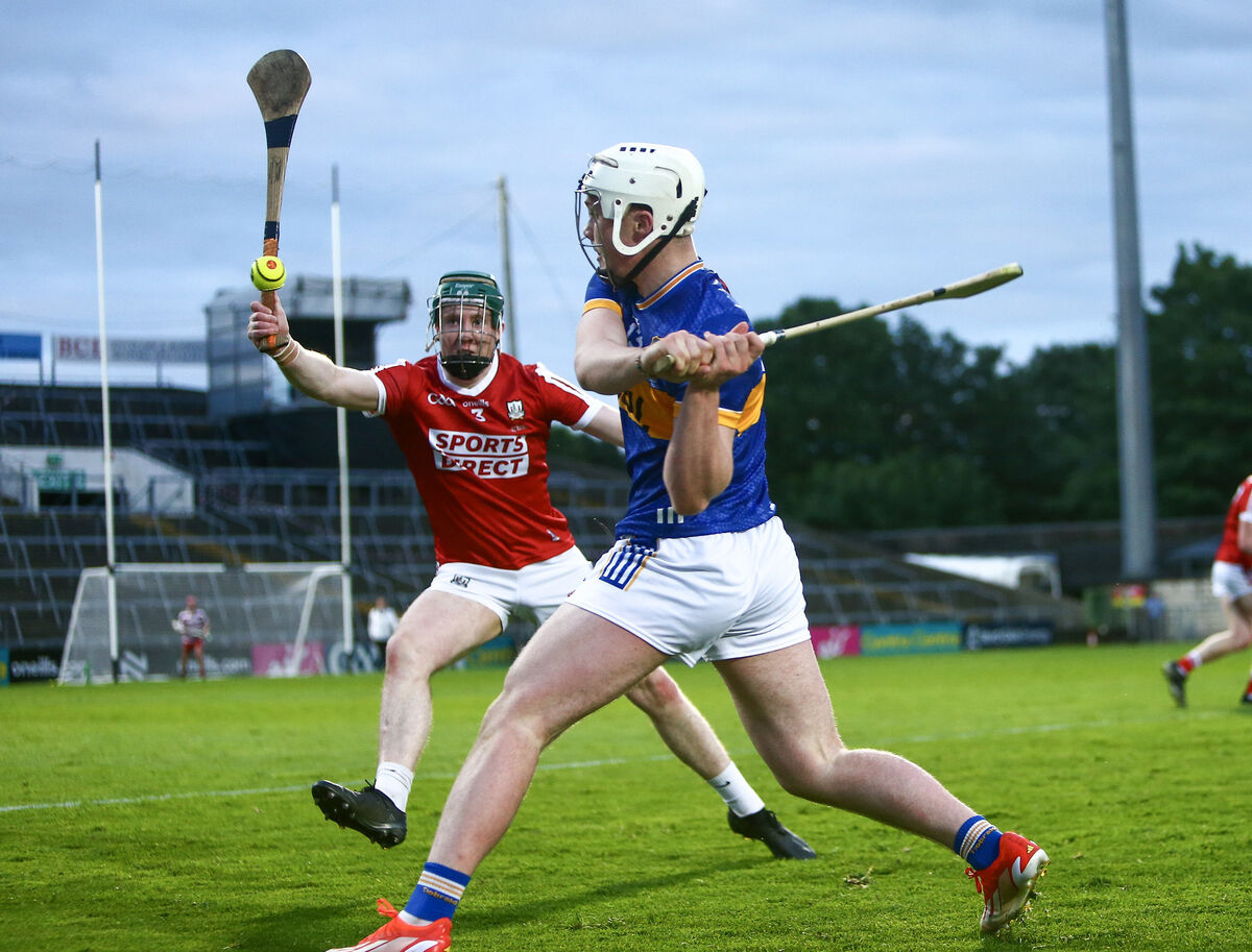 Tipperary's Darragh McCarthy scores the final point in injury time of the Munster U20 hurling final against Cork. Picture: ©INPHO/Ken Sutton