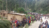 Emergency convoy takes aid to survivors of Papua New Guinea landslide