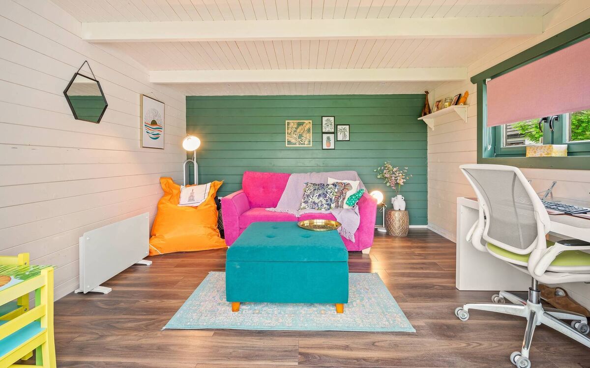 No such thing as cabin fever with this fun and functional garden room