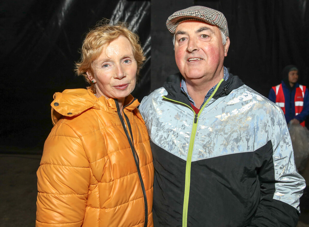 Ursuala and Patrick Hennessy from Timoleague at the Marquee. Ursuala and Patrick Hennessy from Timoleague at the Marquee.