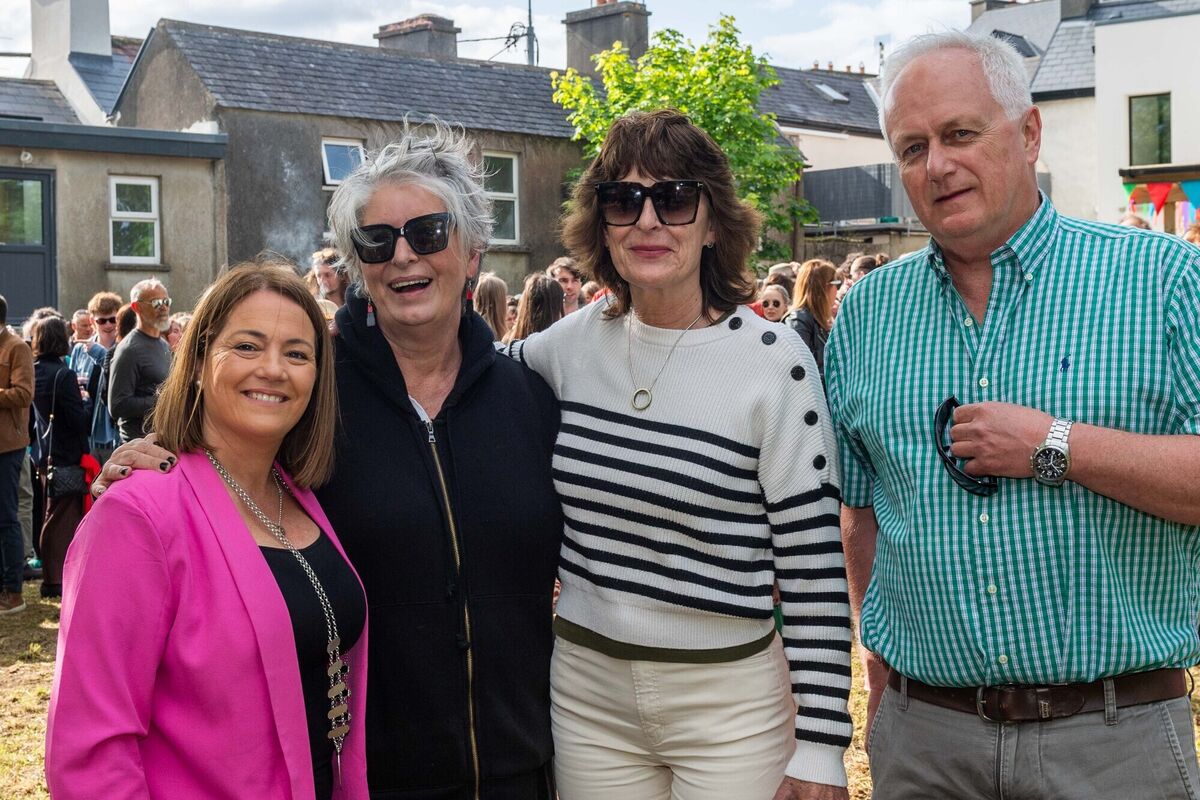 Cllr. Caroline Cronin, County Mayor; Maureen Hughes, Casting Director; Hilary McCarthy, festival committee and Tom McCarthy, festival chair. Picture: Andy Gibson