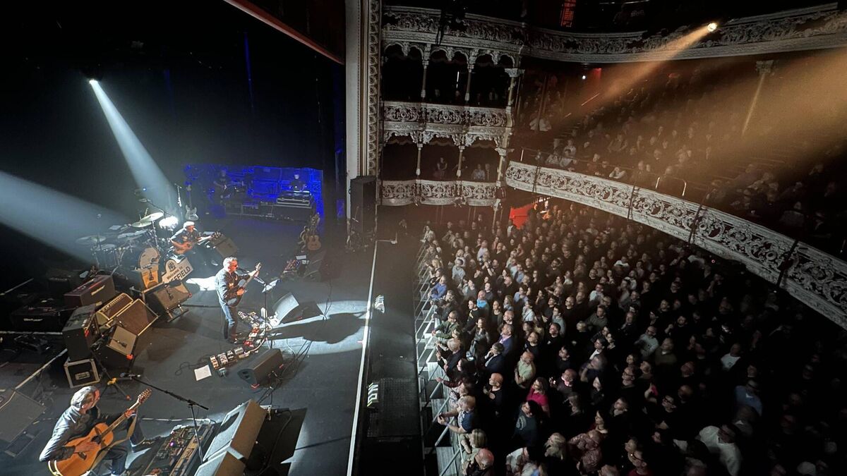 Richard Hawley on stage at the Olympia in Dublin. 