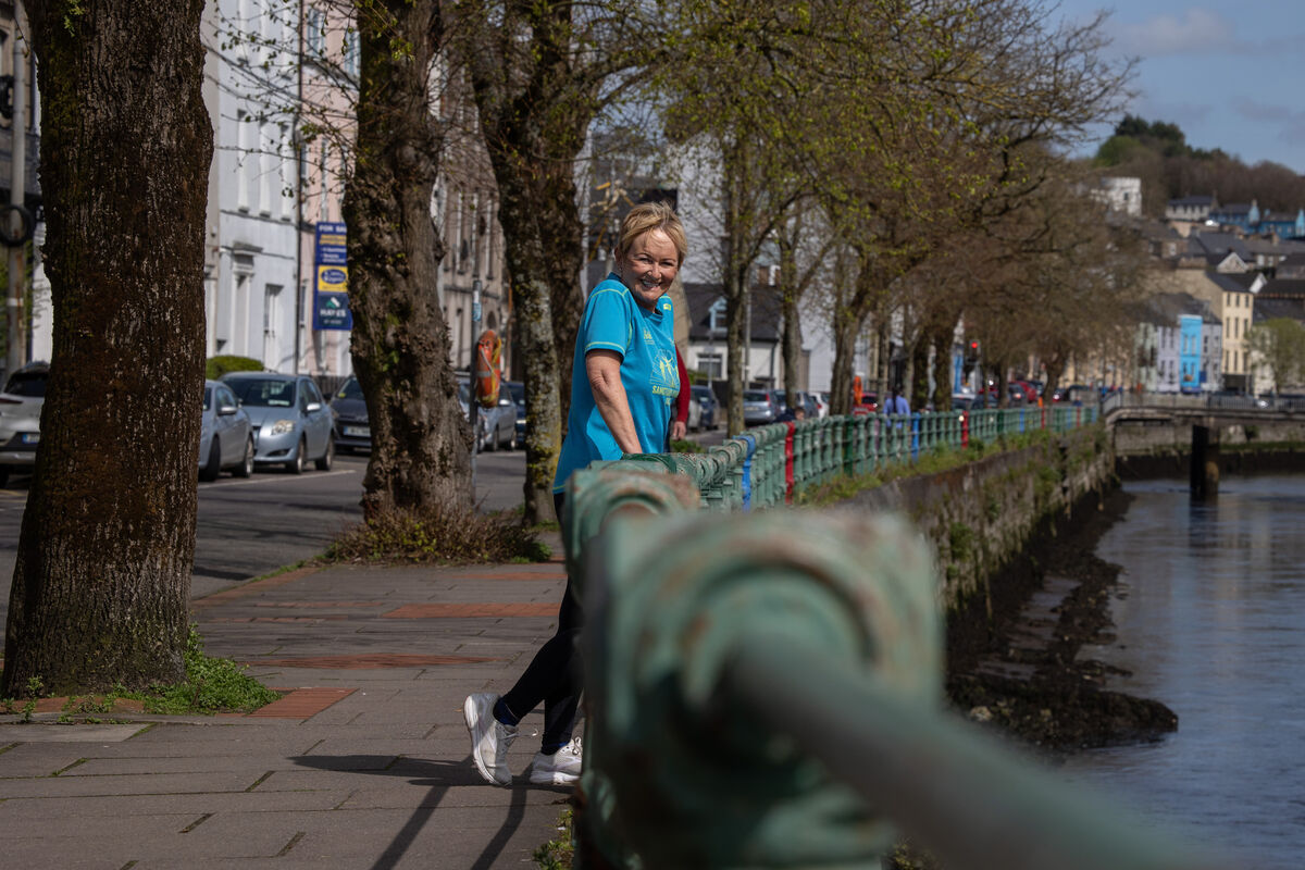 For Carmen Burns, a retired nurse originally from Ballinlough, being a member of Sanctuary Runners is so important because it enables her to show her humanity. Picture: Clare Keogh