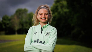 <p>BACK TO HER BEST: Having undergone a rebirth of sorts last summer, Leanne Kiernan has a birth to fill the gap between football this time. Pic: ©INPHO/Ryan Byrne</p>