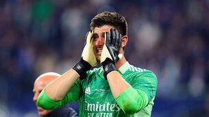 Thibaut Courtois is not in Belgium’s Euro 2024 squad (Adam Davy/PA)