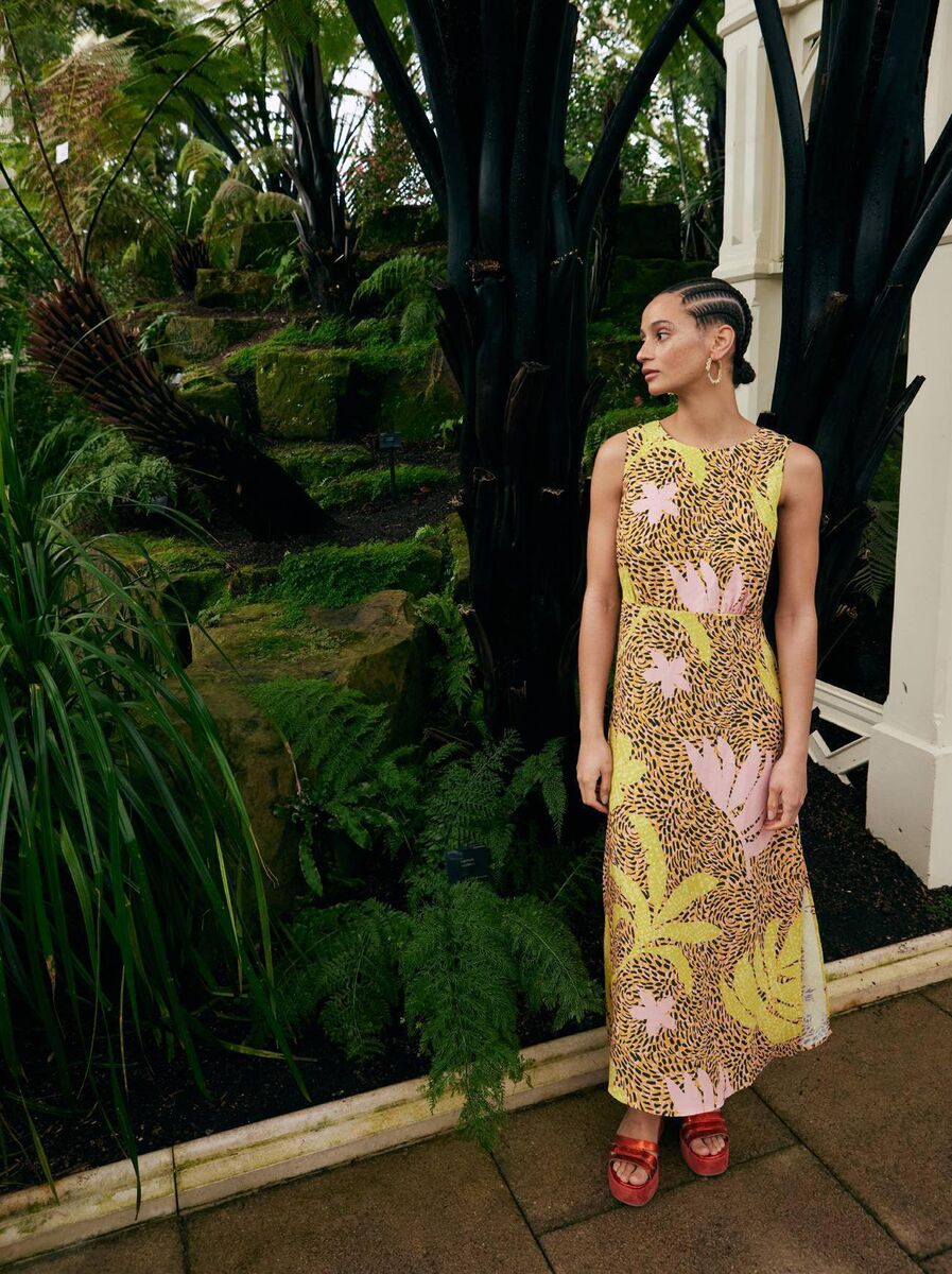 Leopard & Palm Print at Oliver Bonas Leopard & Palm Print at Oliver Bonas