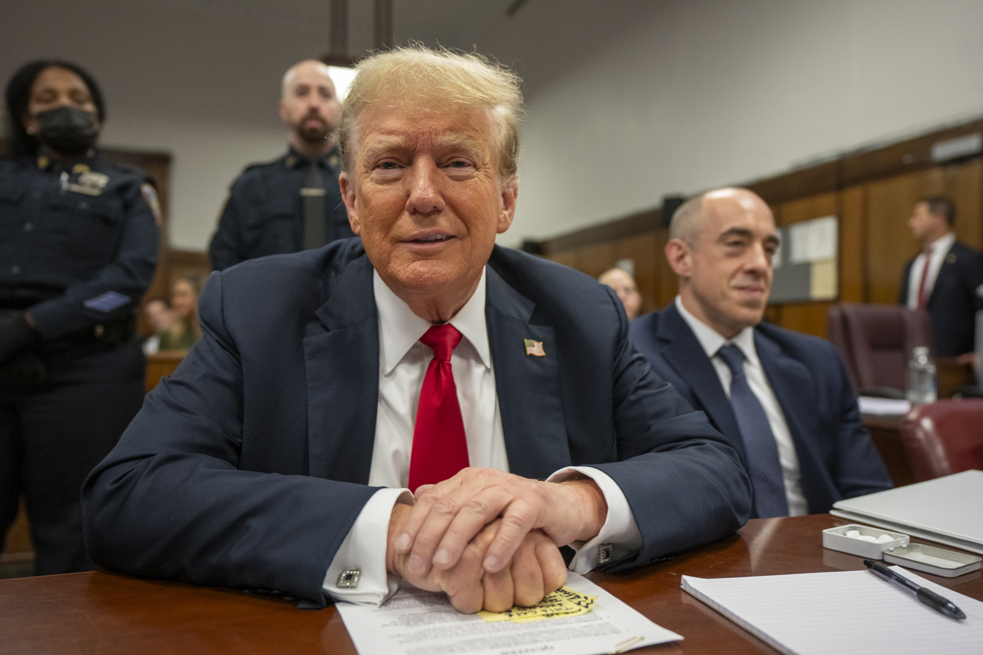 Trump trial: Prosecutor focuses on ‘cover-up’ while defence attacks key witness