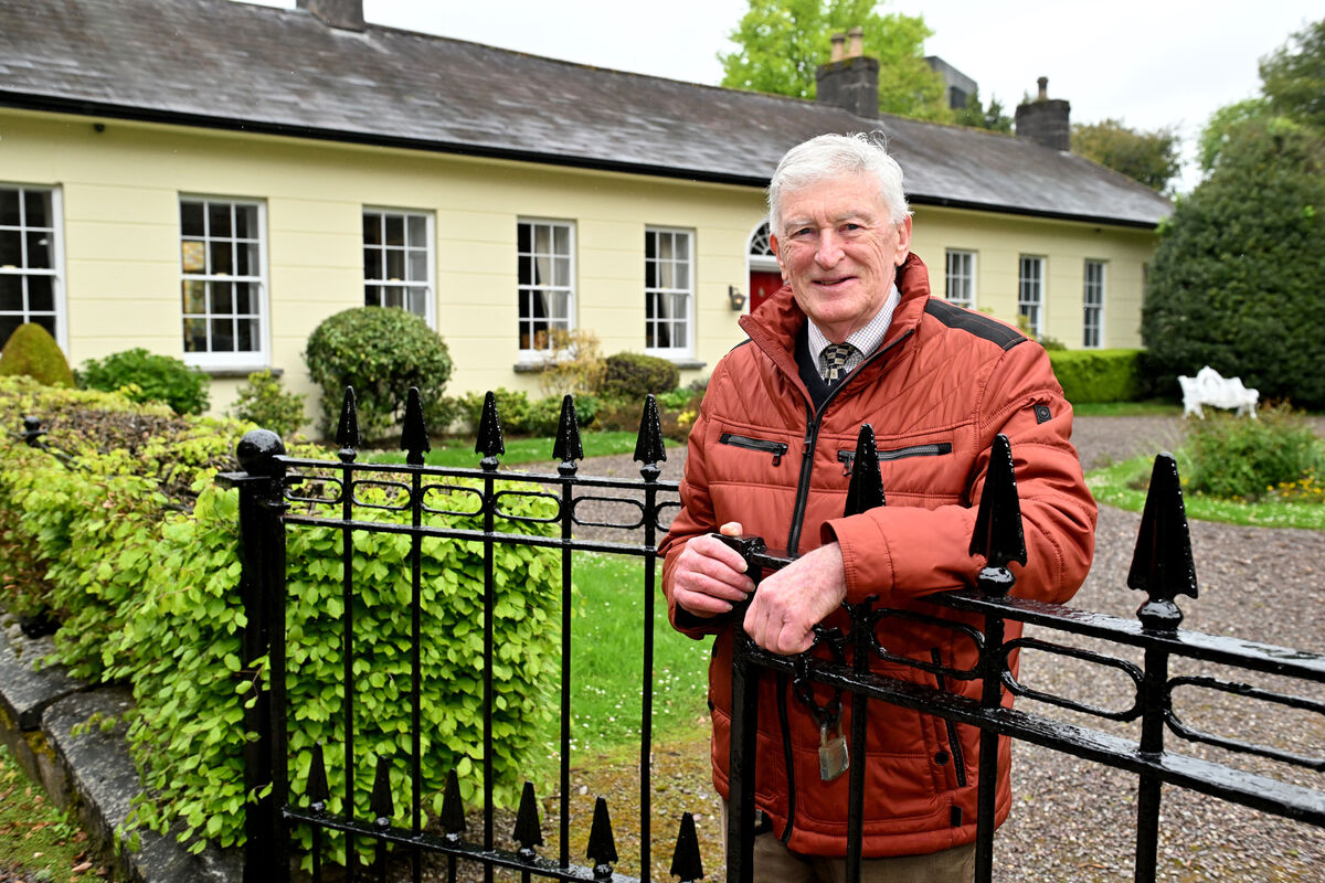 Barry Crockett outside Distillery Cottage which was his old family home in Midleton, Co Cork. Picture: Dan Linehan