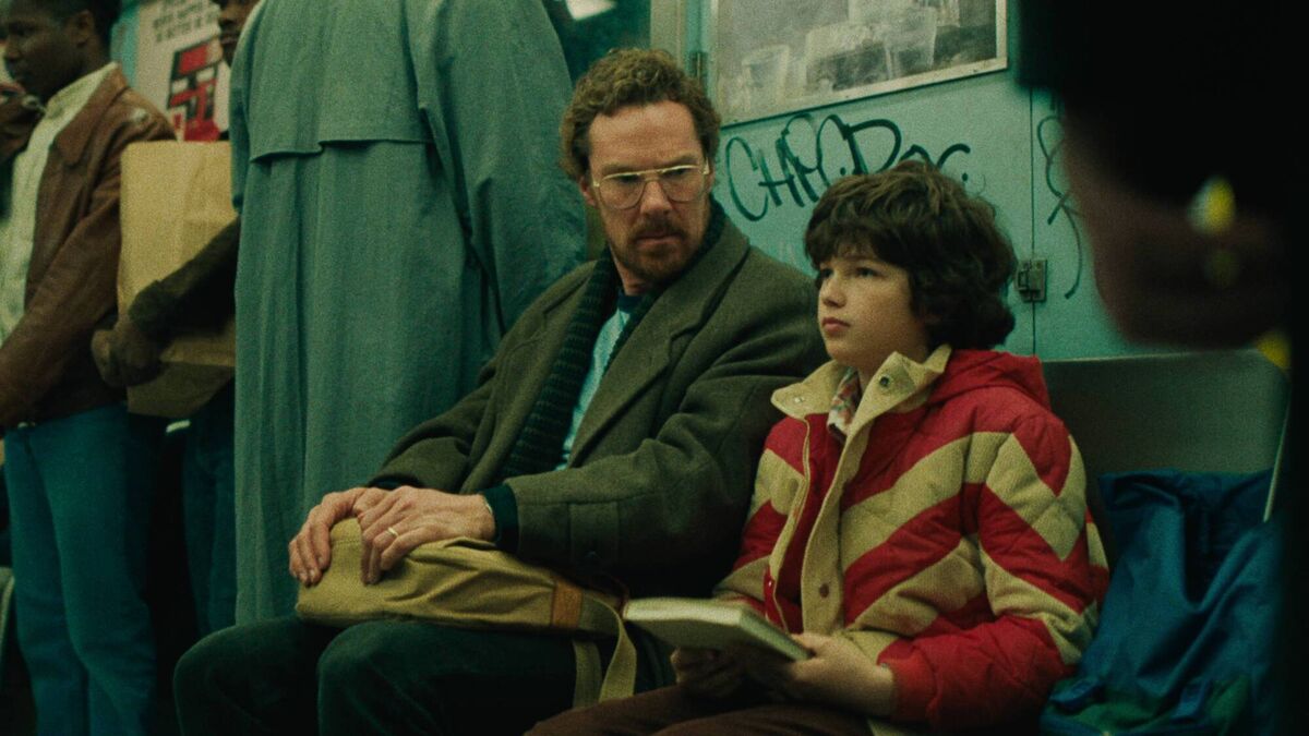 Benedict Cumberbatch as Vincent and Ivan Howe as Edgar in Eric, on Netflix.