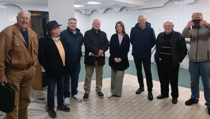(Left to right) Patrick McCool, Tommy Curtin, Brendan McCarthy, Willie Fraher, Andy Kelly and Ed Guiry who are all involved in the project to open the Youghal Film and Photography Museum.