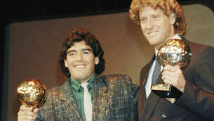 Diego Maradona’s heirs have failed in a court bid to stop the auction of a trophy he was awarded after Argentina won the 1986 World Cup (Michael Lipchitz/AP)